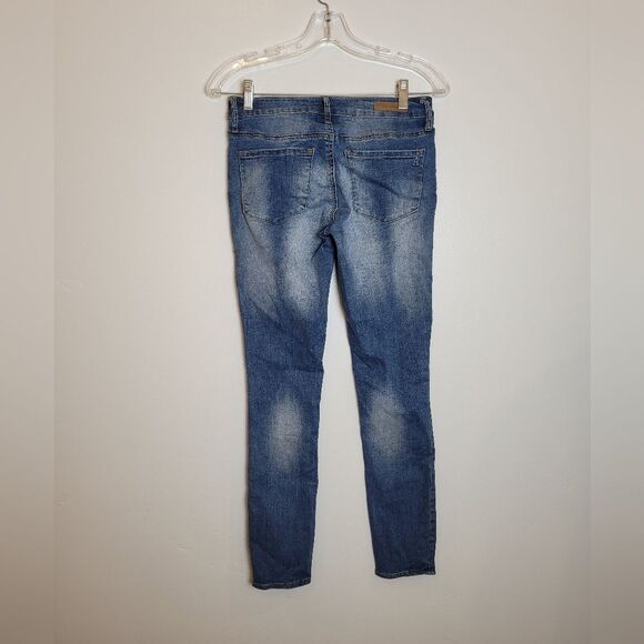 Articles of Society Jeans Tapered Leg Blue Jean Acid Wash Medium Low Rise Size 4 - Picture 5 of 8